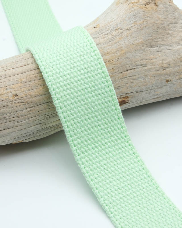Sangle Coton 25MM Vert Menthe - Maison Klem